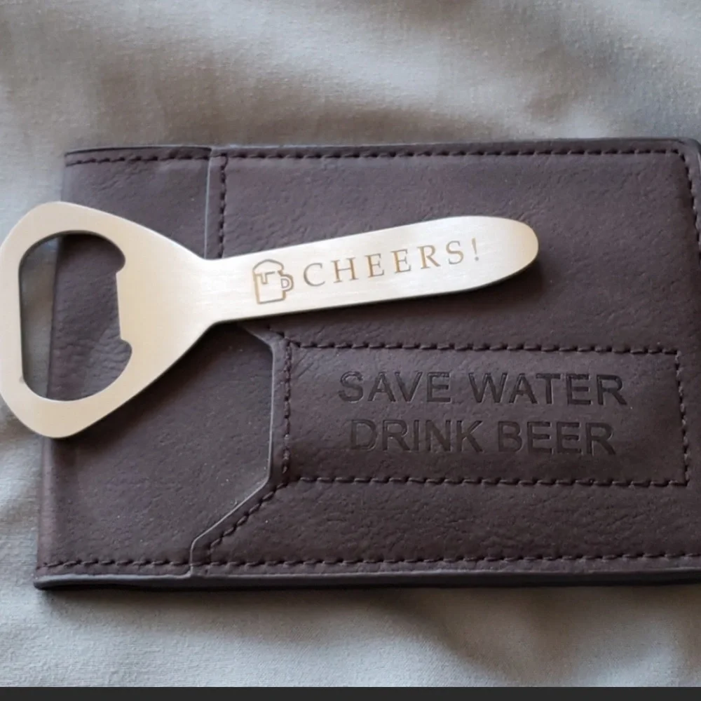 MEN'S WALLET & BOTTLE OPENER 